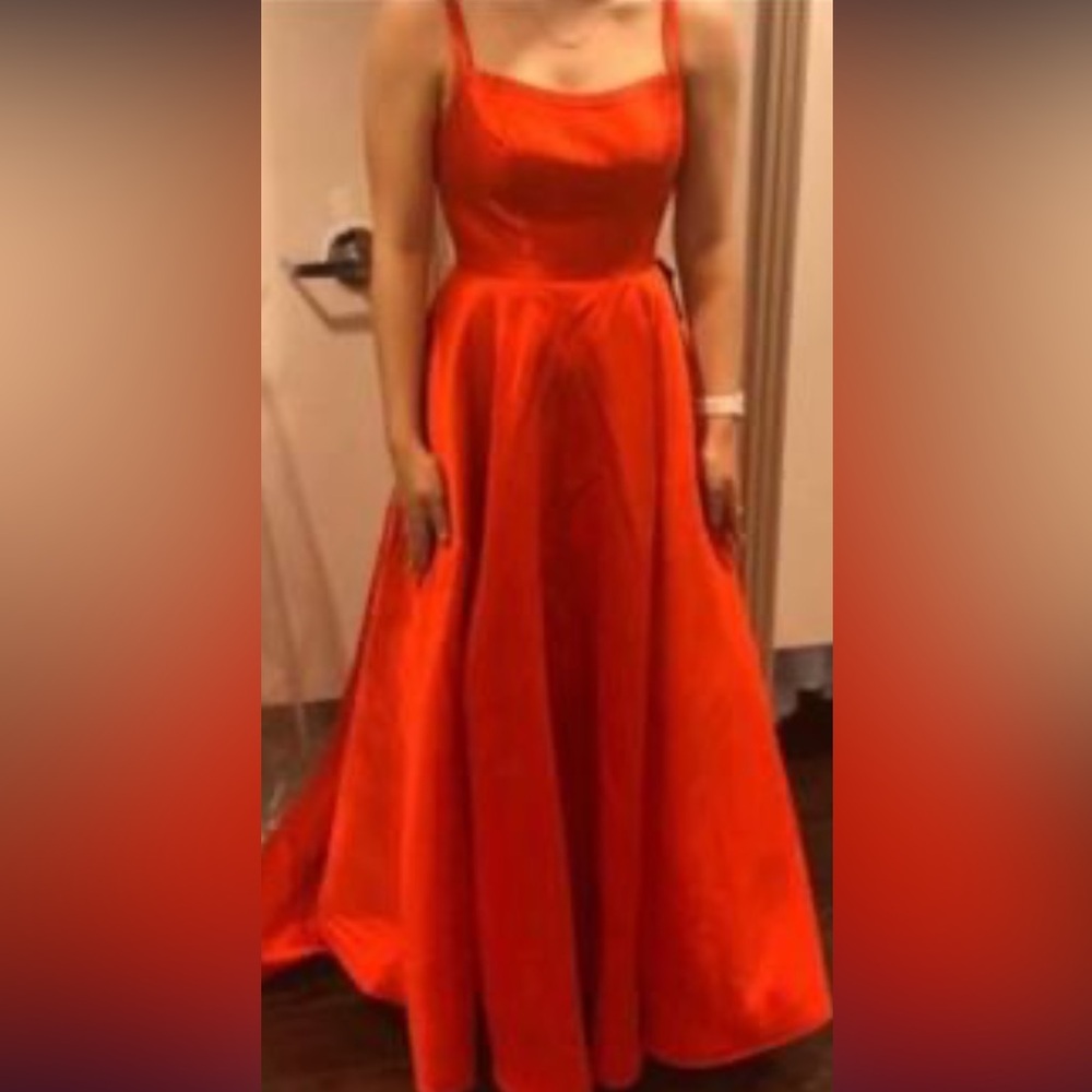 Red Cinderella Prom dress size 4